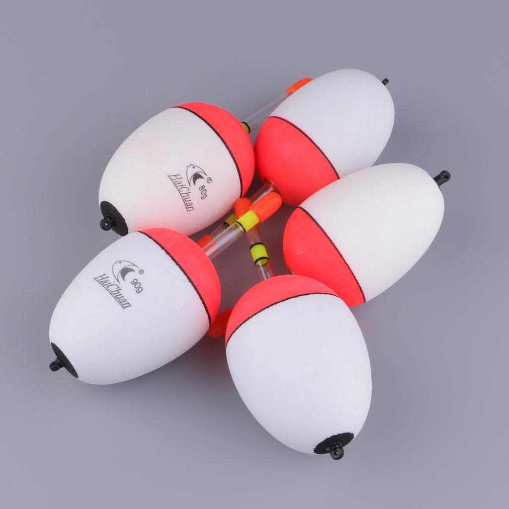 5 Stück Leuchtende Angelposen, Weiß+, 2X 60-100g