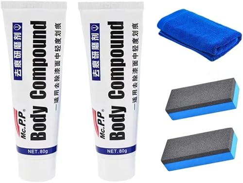HOCEDO Removedor de arañazos compuesto del coche del cuerpo del coche,Kit de reparación de rasguños agente de reparación de arañazos de la industria
