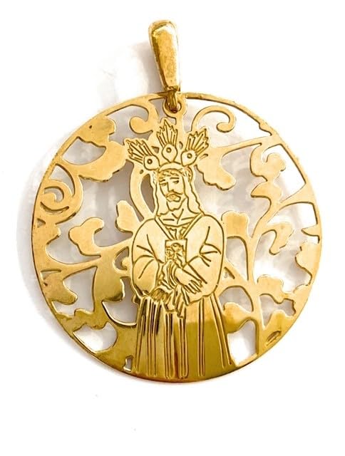 Médaille Christ du captif en argent sterling pendentif religieux homme femme