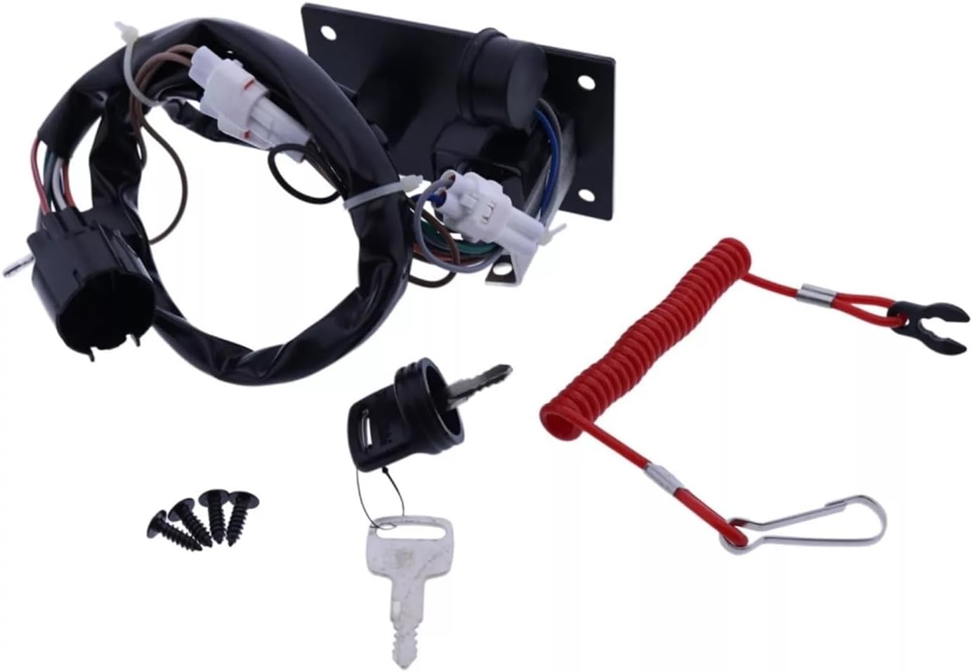 Ignition Key Switch Panel Fit for Outboard Motor 37100-96J24