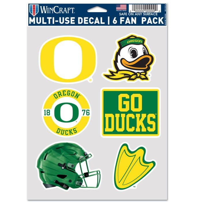 Ventilateur de football Oregon Ducks lot de 6 portable NCAA
