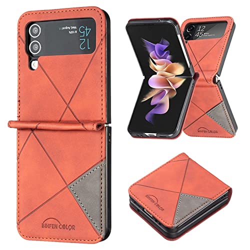Coque Galaxy Z Flip4 5G König Design marron anti-choc et anti-rayure