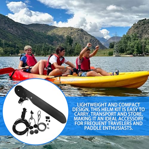 Timón para canoas y botes ideal para travesías en ríos y lagos 2