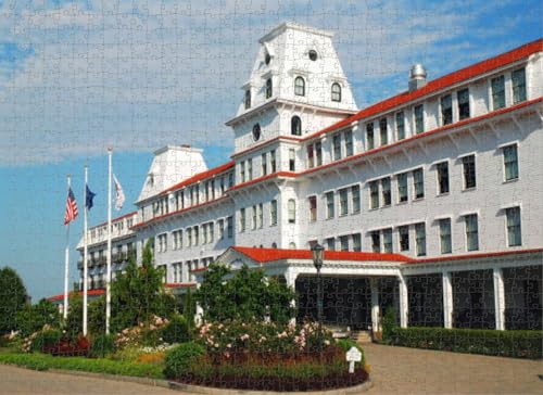 Puzzle 1000 Pieces The Wentworth by The Sea Hotel Puzzles Interesting Parent-Child Games Family Entertainment Leisure Fun Interactive Wooden