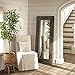 Barnyard Designs Rustic Farmhouse Full Length Mirror - Wood Frame Floor Standing Bedroom Mirror (58