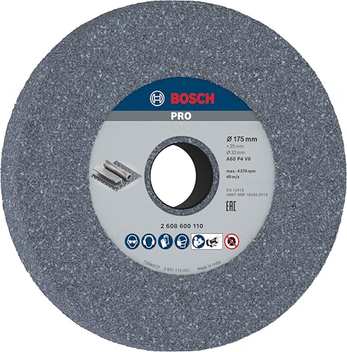 Bosch 2 608 600 110 - Disco de amolar para esmeriladoras dobles - 175 mm, 32 mm, 60 (pack de 1)