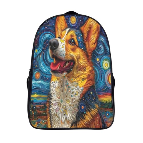 Sac à dos Corgi imprimé en 3D idéal pour l'école primaire et les sorties