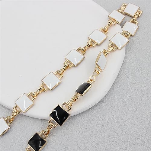 Black and White Waist chain for Women Adjustable Fashionable Metal Belt Dress Sweater Waist Closing Decorative Belt4