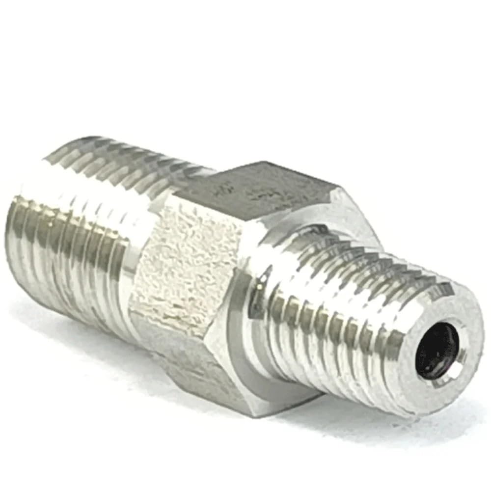 1/16", 1/8", 1/4", 3/8", 1/2", 3/4" Nptho Reductor Niple Conector de Tubería de Acero Inoxidable Sus316L Acoplamiento 3000 Psi/Color/3L8 Inch Npt To 3L4