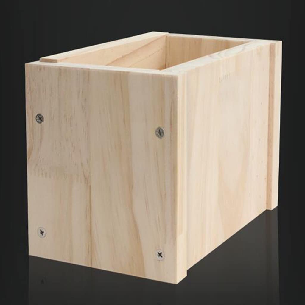 Escondite De Terrario Escalada La Caja Nido Paisajismo Madera Natural Reptil Refugio De Tortugas Cueva Suministros para Mascotas Accesorios para Terrarios (Marrón 20 * 13 * 15 cm)