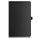 FINTIE Folio Keyboard Case for Samsung Galaxy Tab A 8.0 2018 Model SM-T387, Premium PU Leather Stand Cover with Removable Wireless Bluetooth Keyboard, Black