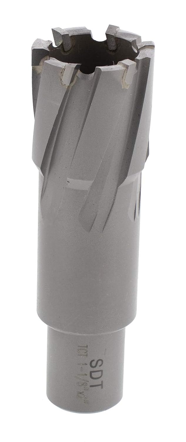 Steel Dragon Tools DNTX-D1125 1-1/8 x 2 Carbide Tip Annular Cutter 3/4 Weldon