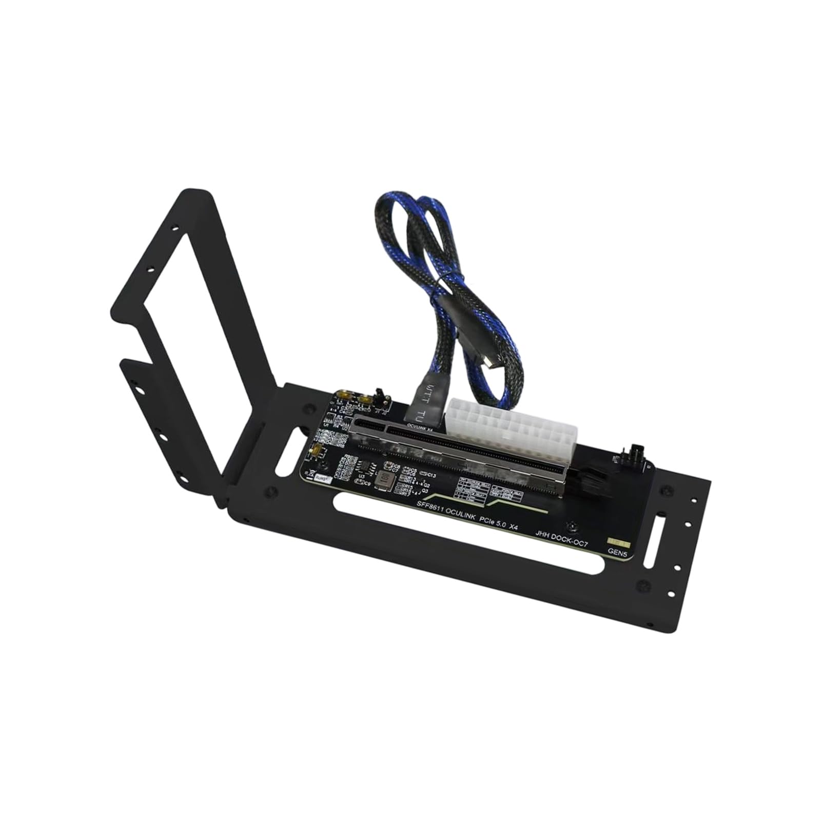 Dock GPU per laptop per giochi Gen4, Black RIGHT POWER | Scheda grafica esterna per laptop da 128 / s NVMe a SFF8612 Dock GPU portatile PCIe 5.0 per notebook con velocità