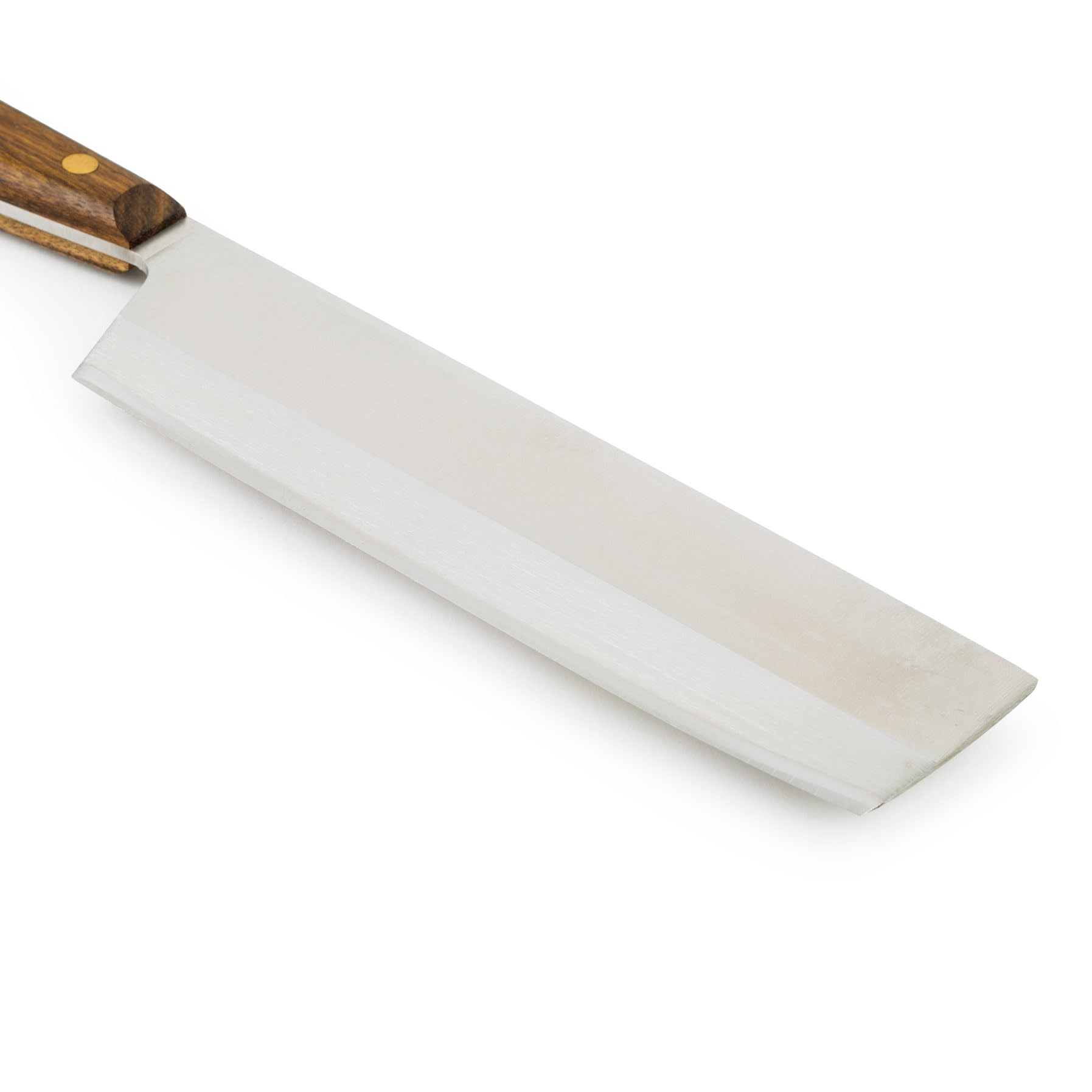 Arcos Serie Nordika - Cuchillo Usuba - Acero Inoxidable NITRUM - Hoja de 175 mm - Mango de Madera Ovengkol 100% natural de bosques certificados FSC® - Embalaje 100% reciclado
