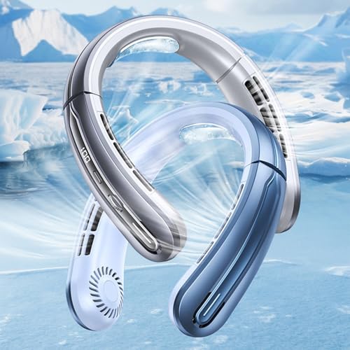 Ventilador portátil sin aspas recargable por USB con 100 velocidades ajustables 3