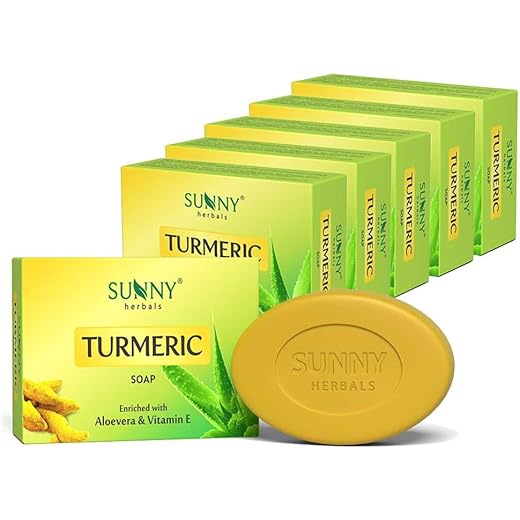 Sunny Herbals Turmeric Soap - Glow 75gm Pack