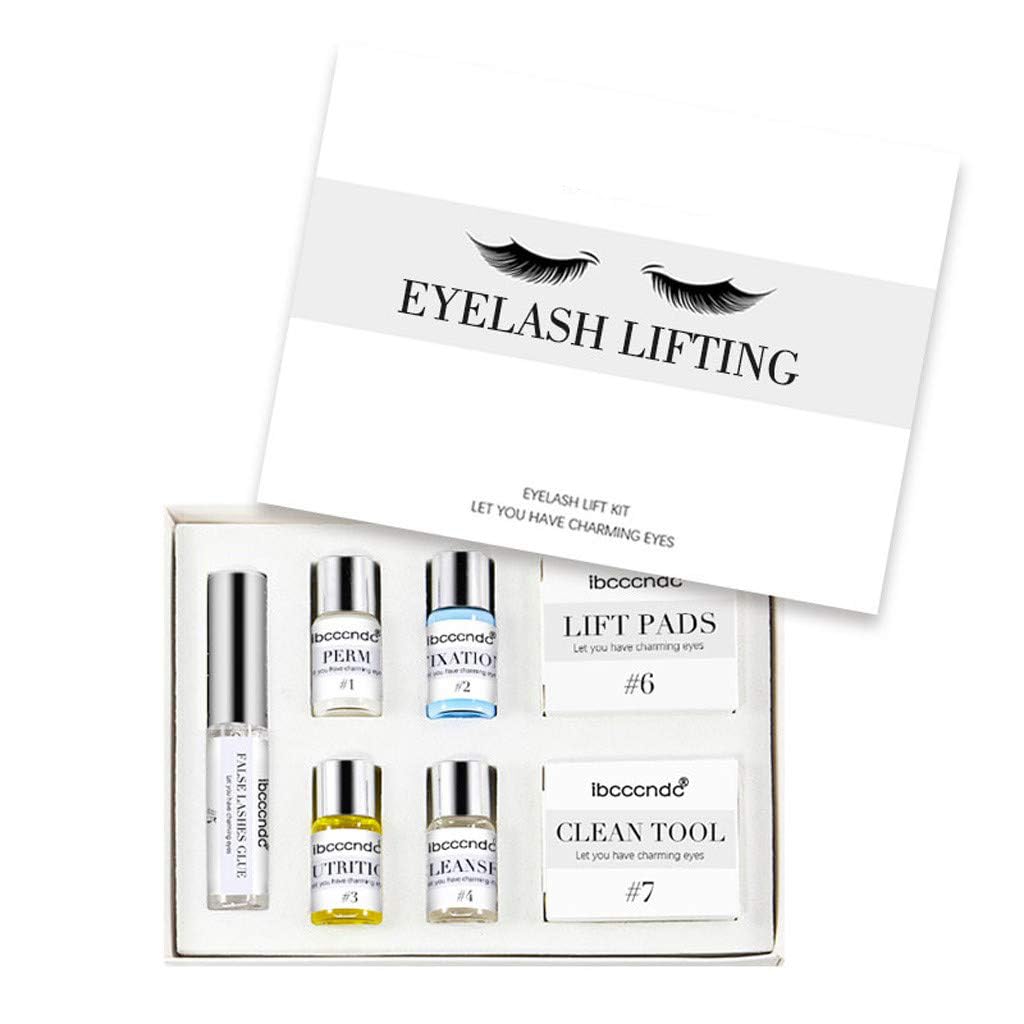 Professional Eyelash Perm Kit, Azonee Semi-Permanent Lash Extensions, Lifts & Curling Wave for Salon Use