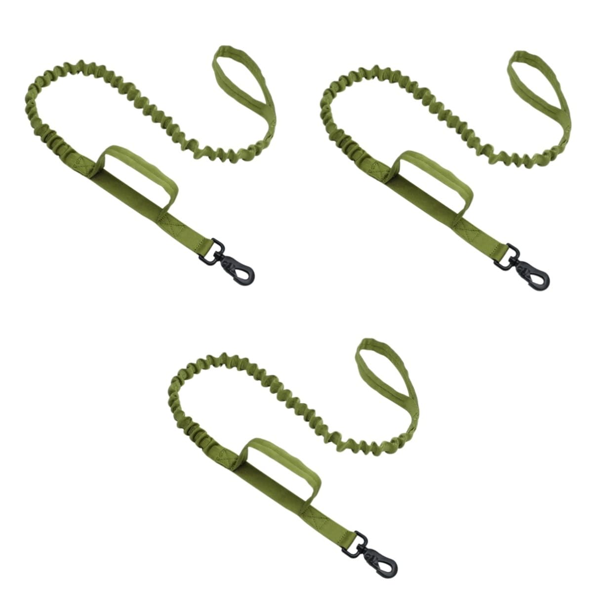 Sosoport Guinzaglio Da Addestramento Per Cani in Nylon Verde 3 Pezzi Comodo Ed Estensibile Per Unesplorazione Sicura Degli Animali Domestici
