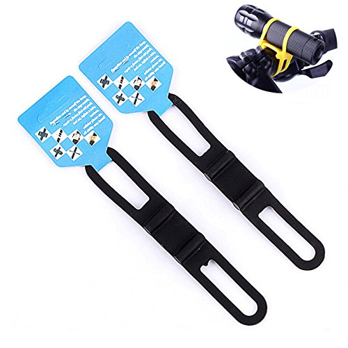Futaba MTB Silicone Strap Bicycle Light Mount Holder - Pack of Two (B01NCOB94M) Amazon Price History, Amazon Price Tracker