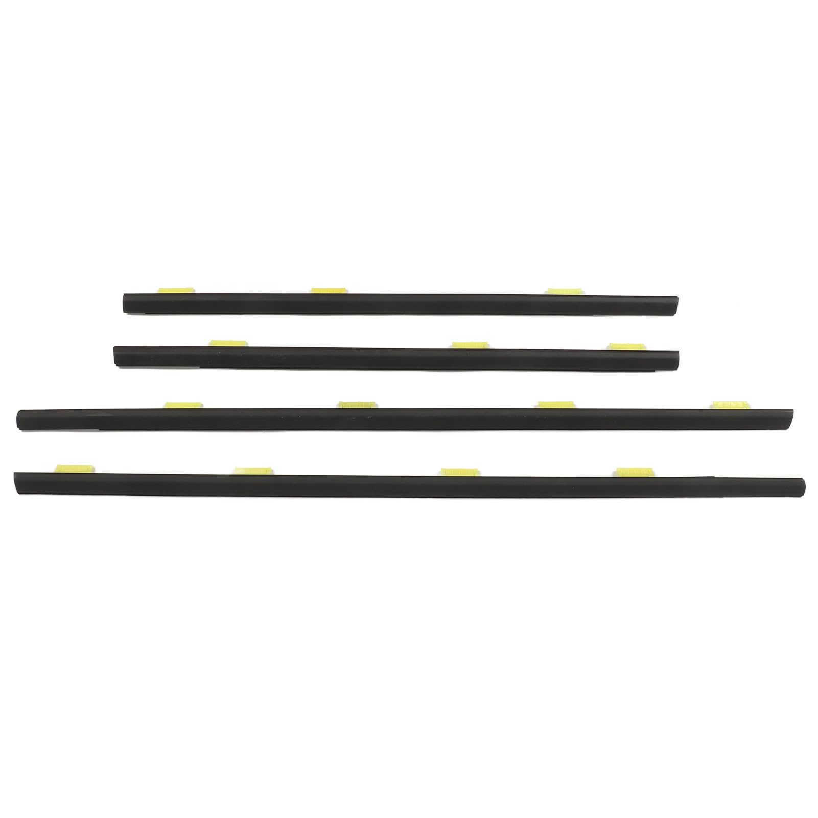 Akozon Jeu de Ceintures d'étanchéité de Porte, Coupe-froid Durable pour CRV 2002 – 2006, Moulage de Fenêtre Extérieure Avant et Arrière