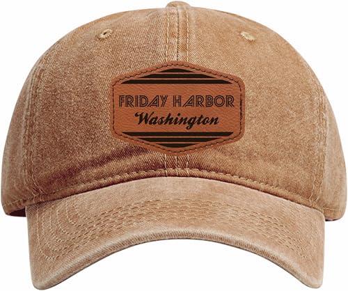 R and R Imports Friday Harbor Dad Hat with Leather Patch