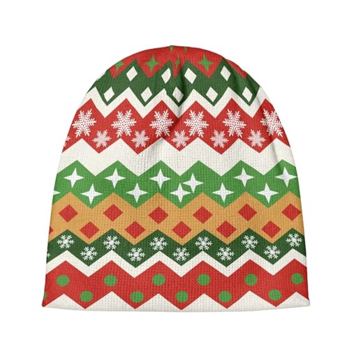 Babrukda Snowflake Beanie Caps for Girls Warm Winter Hats for Cold Weather Kids Knit Beanie Cap Christmas Beanies Headgear2