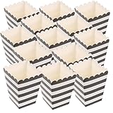 CALLARON 24 Popcornboxen aus Papier Fettabweisend für Party Snacks und Süßigkeiten Kreative Popcornbehälter für Jubiläen und Snackgeschäfte