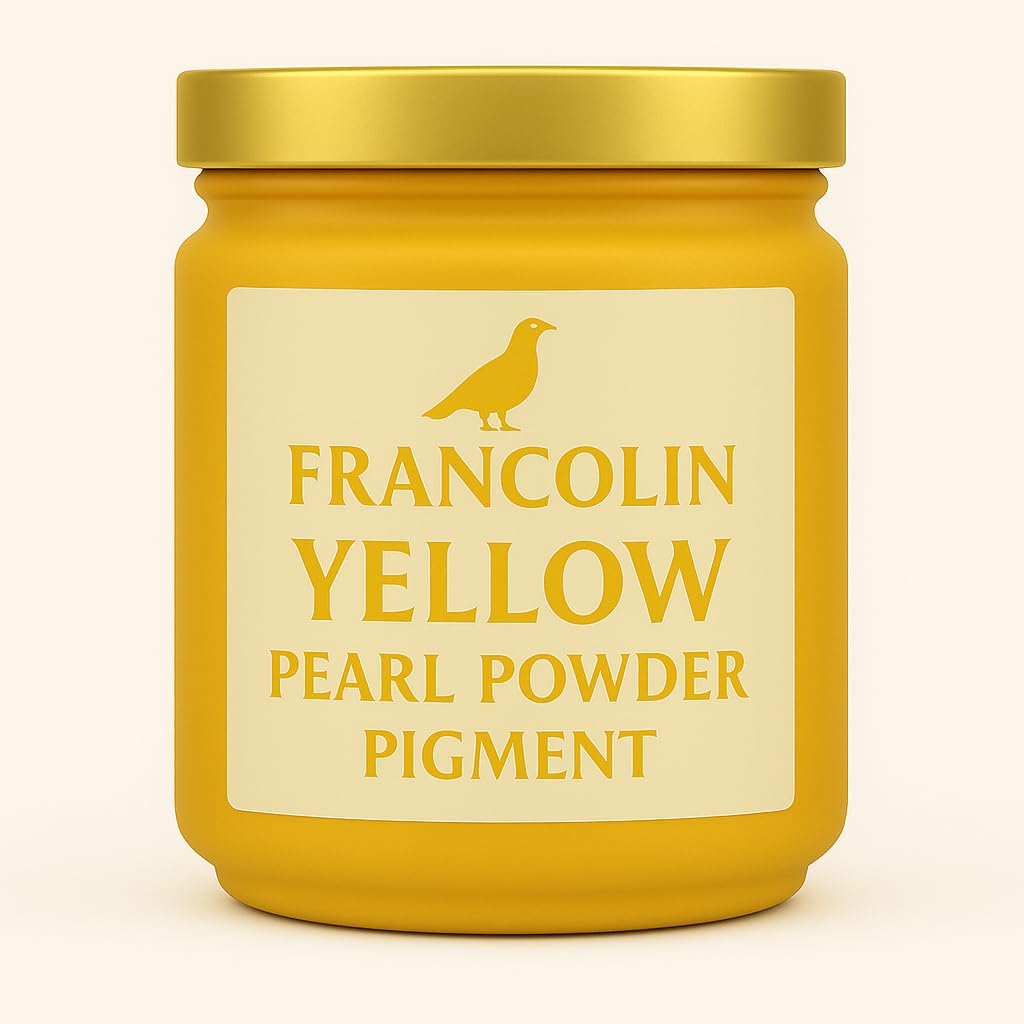 Francolin | Yellow | Mica/Pearl Powder Pigment | Non Toxic | Vibrant Metallic Glowing | for Soap, Epoxy Resin, Painting, Nail Art & Craft, Cosmetic, Slime | 20g-image-41