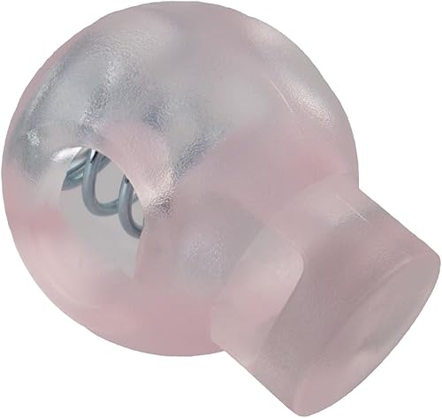 Paracord Planet Cerraduras de plástico transparente con resorte de un solo orificio, varios tamaños, colores y opciones de paquete