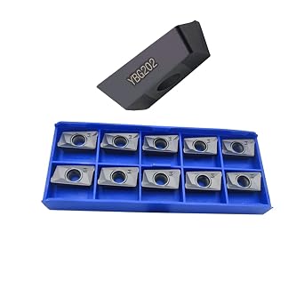 APKT160408-PM-YBG202 10pcs Turning Inserts Cutting Tools for BAP400R Milling Inserts Tool Holders Processing Steel Parts APKT160408-PM-YBG202
