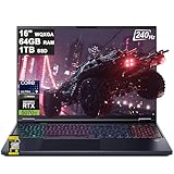 acer Predator Helios Neo 16 AI Gaming Laptop 16 pulgadas 2560x1600 IPS 240Hz (100% DCI-P3 500nits) Intel 24-core Ultra 9 275HX 64GB RAM 1TB SSD GeForce RTX 5070 Ti (hasta 992 tapas AI) Win111 Hub ICP