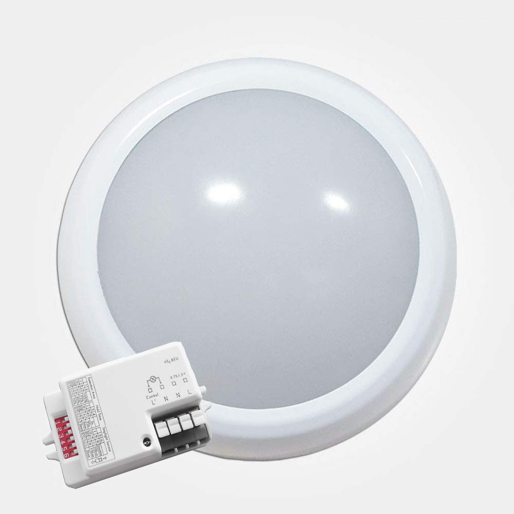 Microwave Sensor Complete with IP65 Enclosure Surface Occupancy Presence Sensor Detector Light