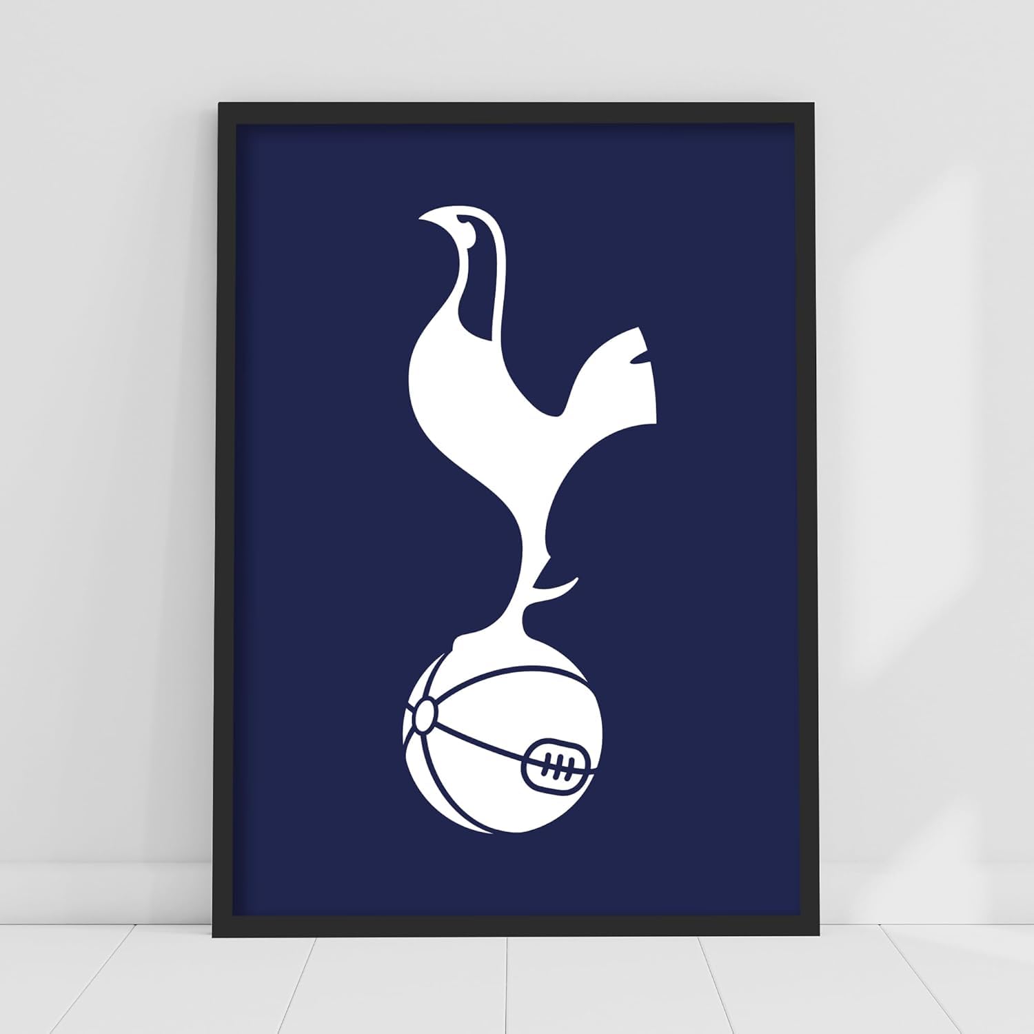 Themed Blue Tottenham Hotspur Football Club Print - White Crest Poster (42Cm X 59.4Cm - A2)