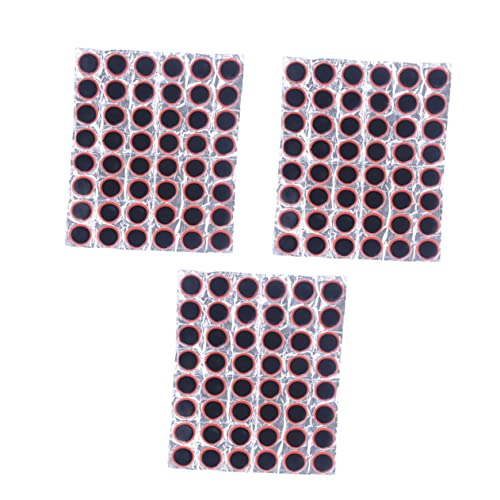 NAMOARLY 3Sheets Round Rubber Tire Patches for Bike Repair Kit Repair Tool for Inner Tube Puncture Fixing Durable and Easy to Use for Home Store