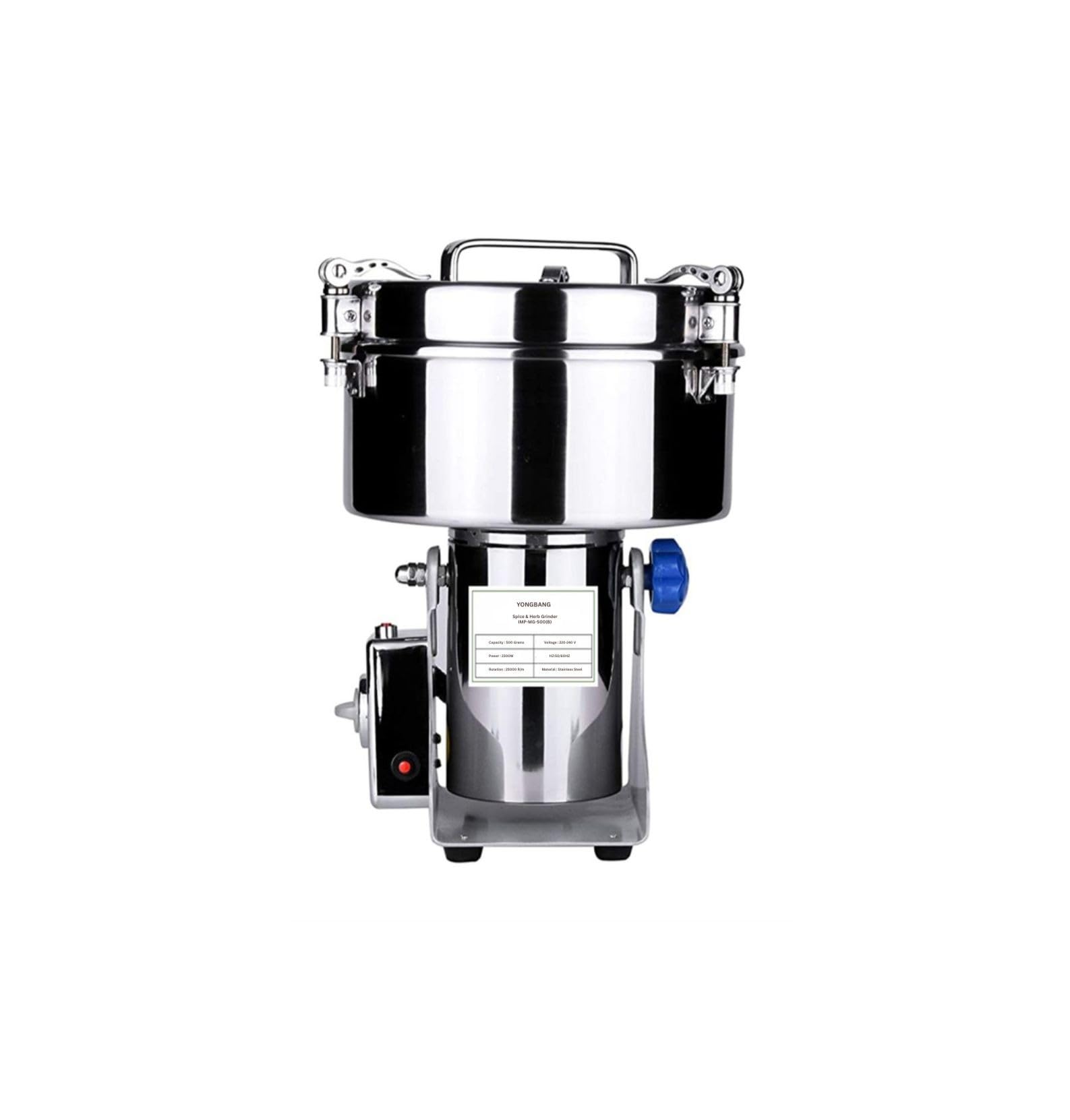 Spice Precision: High-Power 2300W Stainless Steel Spice Grinder - 500g Capacity, Advanced Dry Spice Mixing, 1-Year Warranty | Masala Mixer Grinder (IMP-MG-500)-picture-15