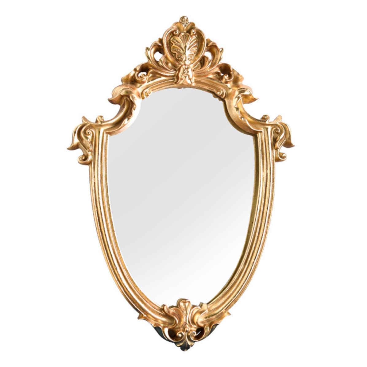 Miroir doré vintage pour chambre décoration élégante murale