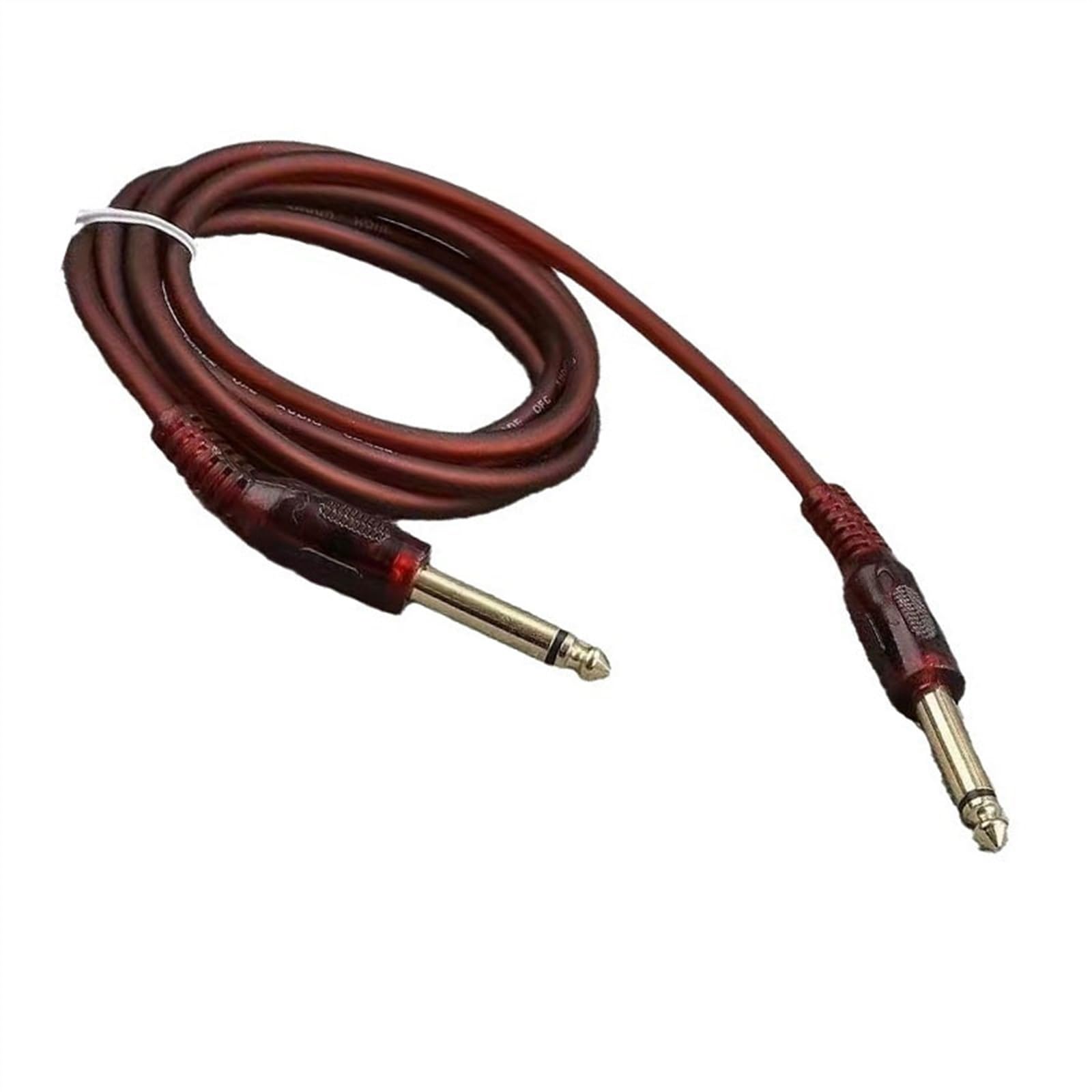 Cables para instrumentos Cable De Macho A Macho Para Guitarra Eléctrica Cable De Conexión Para Teclado Electrónico Cable De Conexión De Cable Blando Para Micrófono(1.5m)