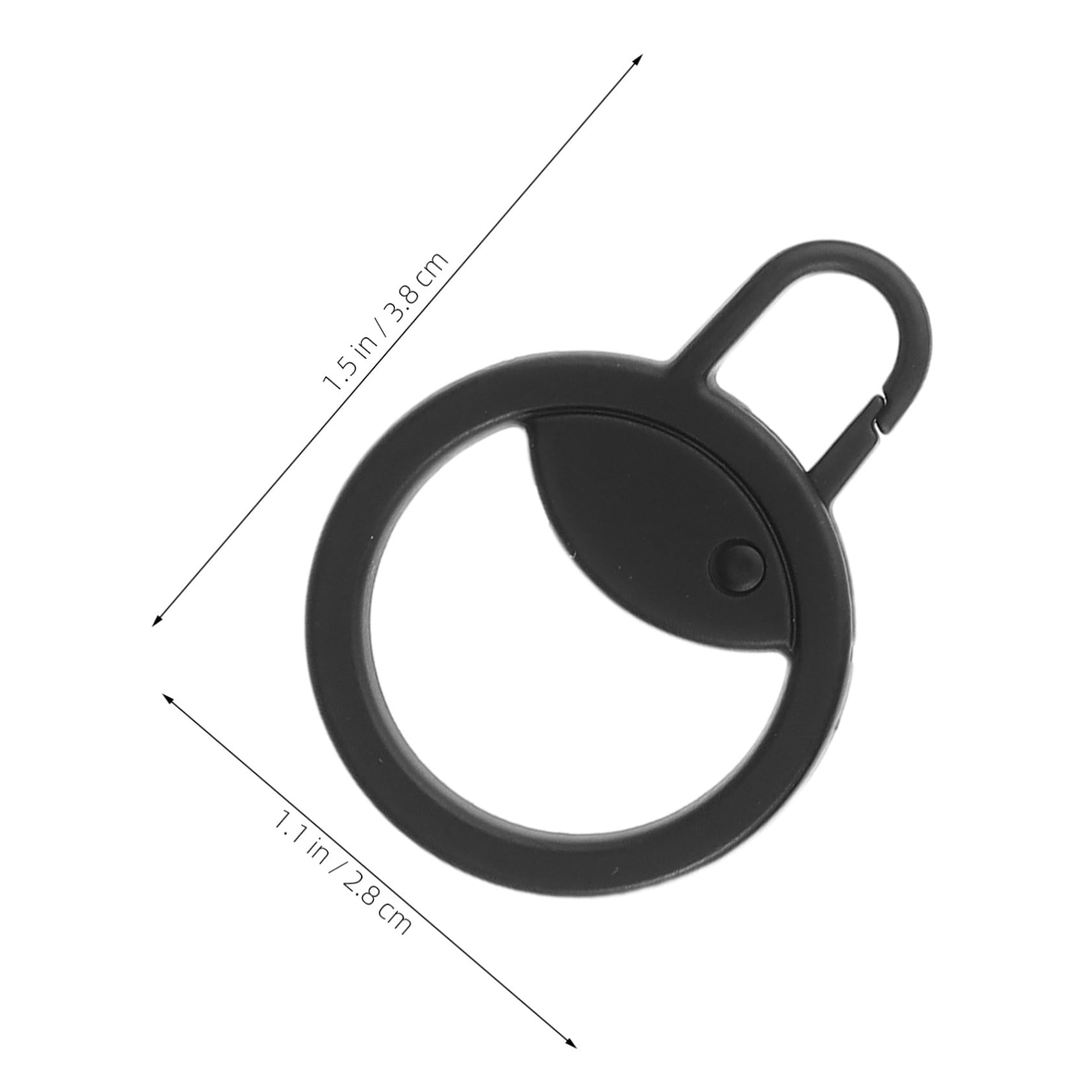 LIFKOME 5Pcs Round Zipper Pulls Replacement Tabs for Luggage Backpacks Jackets Durable Easy Install Stylish Zipper Fixing Tool for Seamless Travel Everyday Use