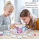 HABA Einhorn Glitzerglück: Wolkenstapelei – Stapelspiel für Kinder mit Einhörnern, Holz-Wolken & 10 glitzernden Wolkenkristallen, ab 4 Jahren – 2012232001