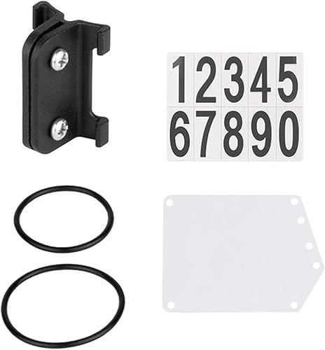 Miniatura 6 de Placa de matrícula y soporte Piezas fijas para accesorios de ciclismo Triatlón Race Bike (tubo redondo)