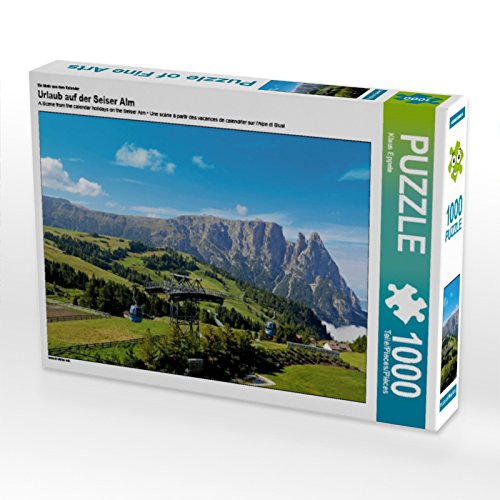 CALVENDO Puzzle 'Urlaub Auf Der Seiser Alm' - 1000 Teile Premium-Foto-Puzzle In 64x48 Cm