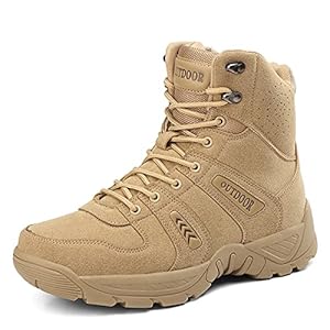 Mannen Militaire Tactische Laarzen Mid Enkel Outdoor Wandelschoenen 007