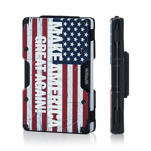 Slim Mens Minimalist Wallet With Airtag Holder,Metal Magnetic Phone Wallet Mag safe Compatible,Smart Air tag Wallet Card Holder RFID blocking,Carbon Fiber,Easy Loads 1-15 Cards,Black