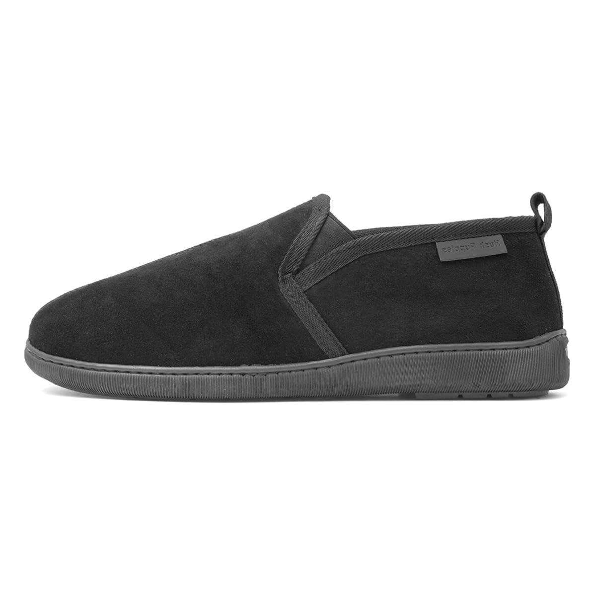 Hush Puppies Men's Black Arnold Slipper in Size 9, Sports Direct