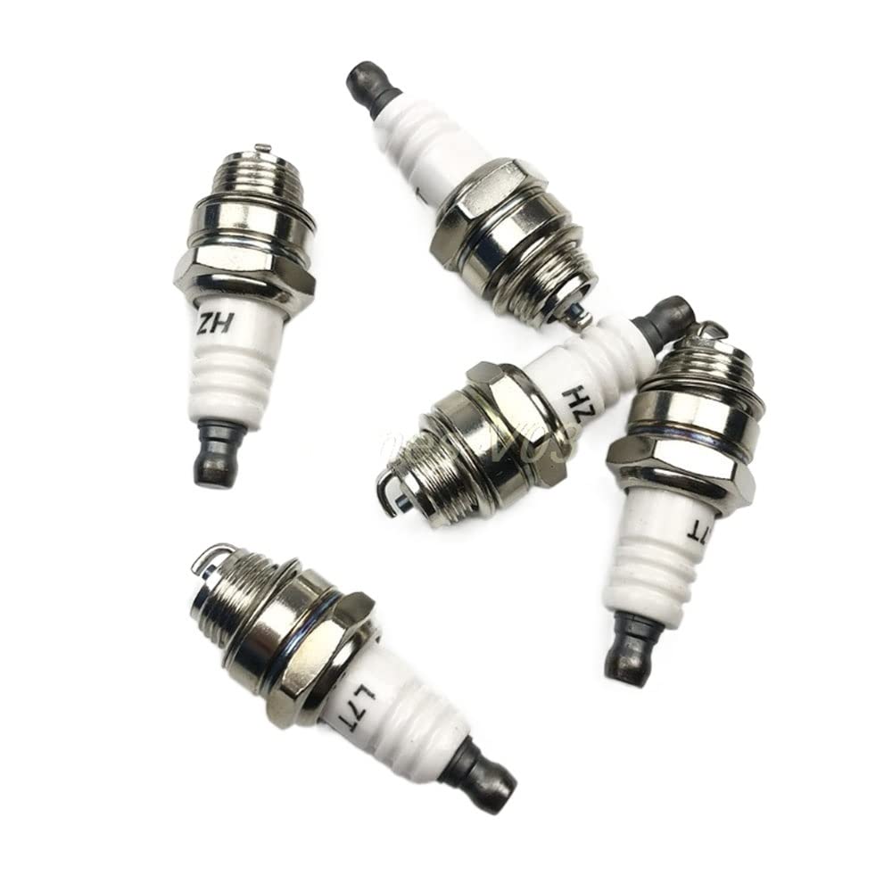 Bougies d'allumage 5 pièces pour souffleur de débroussailleuse L7T BM6A BPMR7A RCJ6Y RCJ7Y WSR5F 33 cc-49 CC, Accessoire de remplacement-V003
