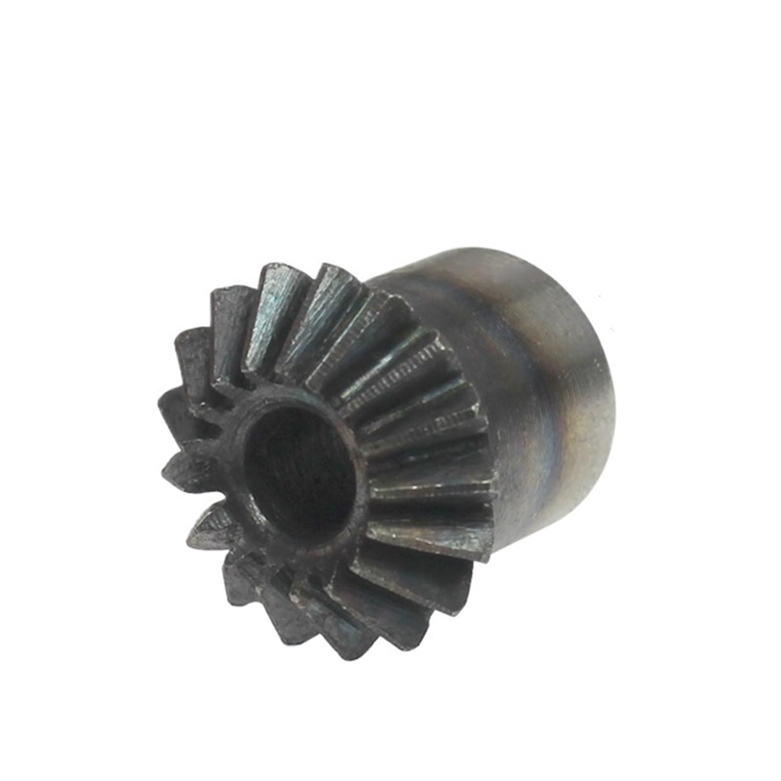 Bevel Gear Pinion Hardware Mechanical 1M16Teeth Bevel Gear Outer Diameter 17mm Total Height 15mm Gear Process Hole Low Carbon Steel Material 90 Degrees Meshing Angle