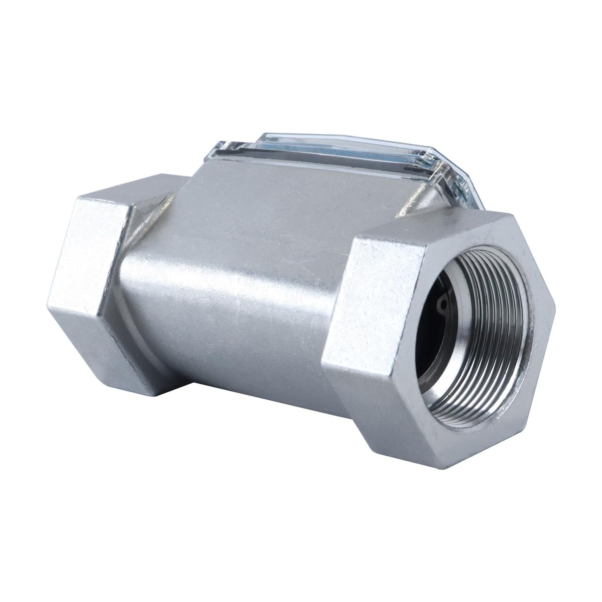 Sarini Medidor de flujo de turbina digital para agua diésel combustible 40-280 l 1 pulgada NPT aleación de aluminio