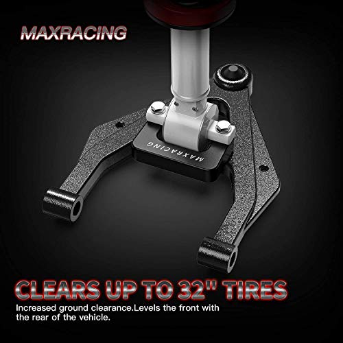 Image of Maxracing 2.5 inch Front Leveling Kit Compatible with 2007-2026 Chevy Silverado Avalanche Suburban 1500 Tahoe Sierra Yukon XL1500 4WD /2WD