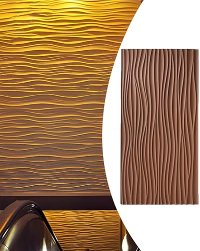 Paneles de pared 3D de PVC con textura elegante para revestimiento interior en salón