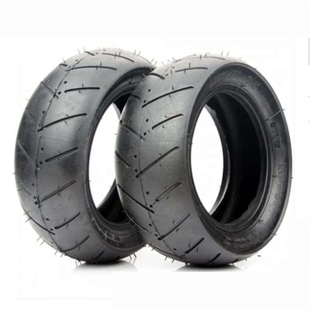 Gumowa opona do skutera elektrycznego, zapasowa opona 90/65-6,5 przednia opona próżniowa 110/50-6,5 tylna pogrubiona opona bezdętkowa do mini motocykla uniwersalna (kolor: 90-65-6,5 1 szt.)